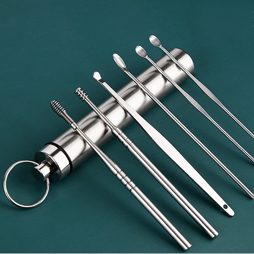 304不銹鋼耳勺套裝七件套