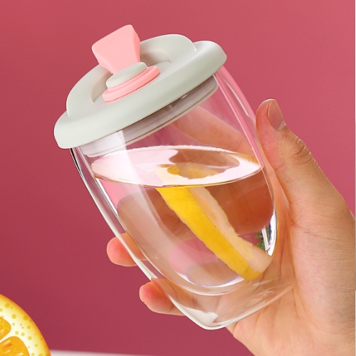 雙層玻璃防潑咖啡杯