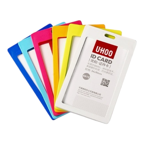 PP塑膠直式識別證卡套