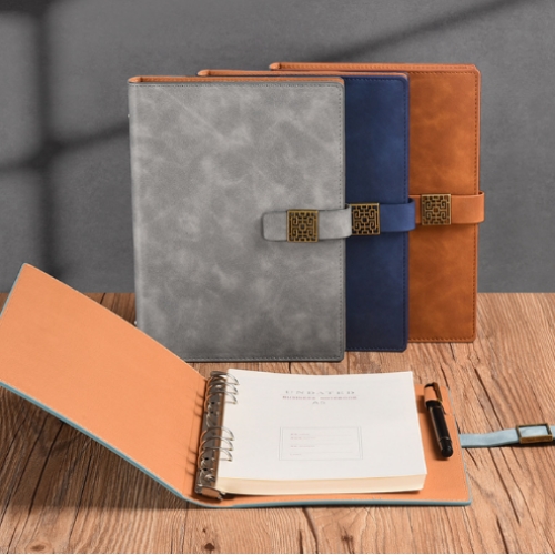 中國風搭扣活頁筆記本