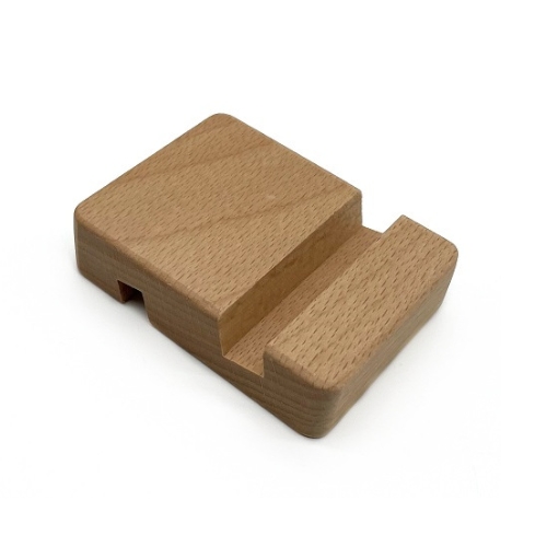 原木材質手機支架