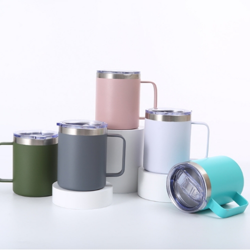 大容量不銹鋼手柄馬克杯