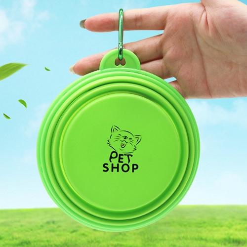 硅膠材質摺疊寵物碗