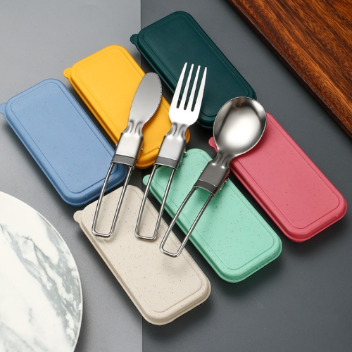 不鏽鋼單支折疊餐具