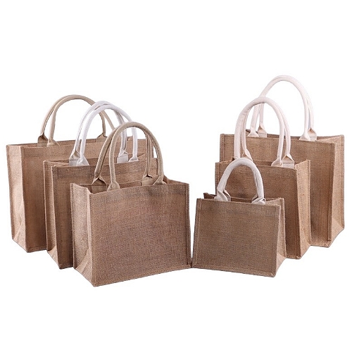 休閒麻布手提袋