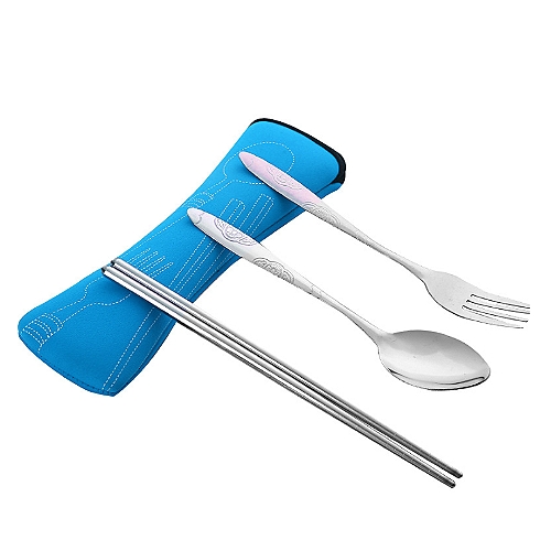 不鏽鋼餐具(骨頭包)四件套