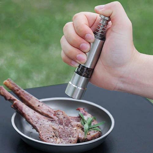 按壓式調味料研磨瓶