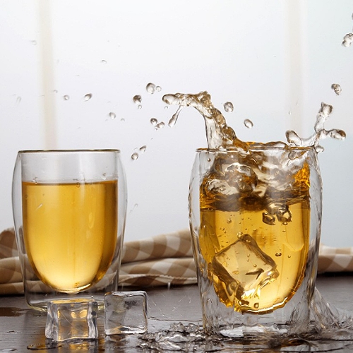 雙層耐熱花茶杯-350ML