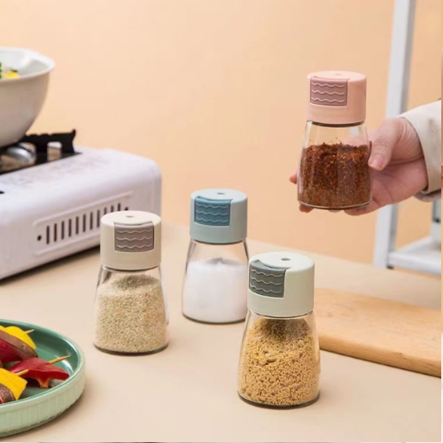 按壓式定量調味罐