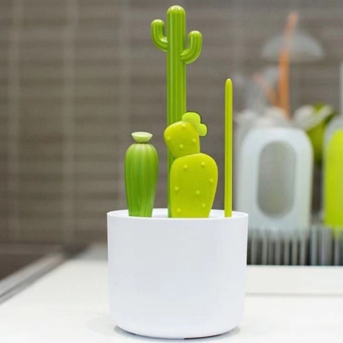 仙人掌造型奶瓶清潔刷套組