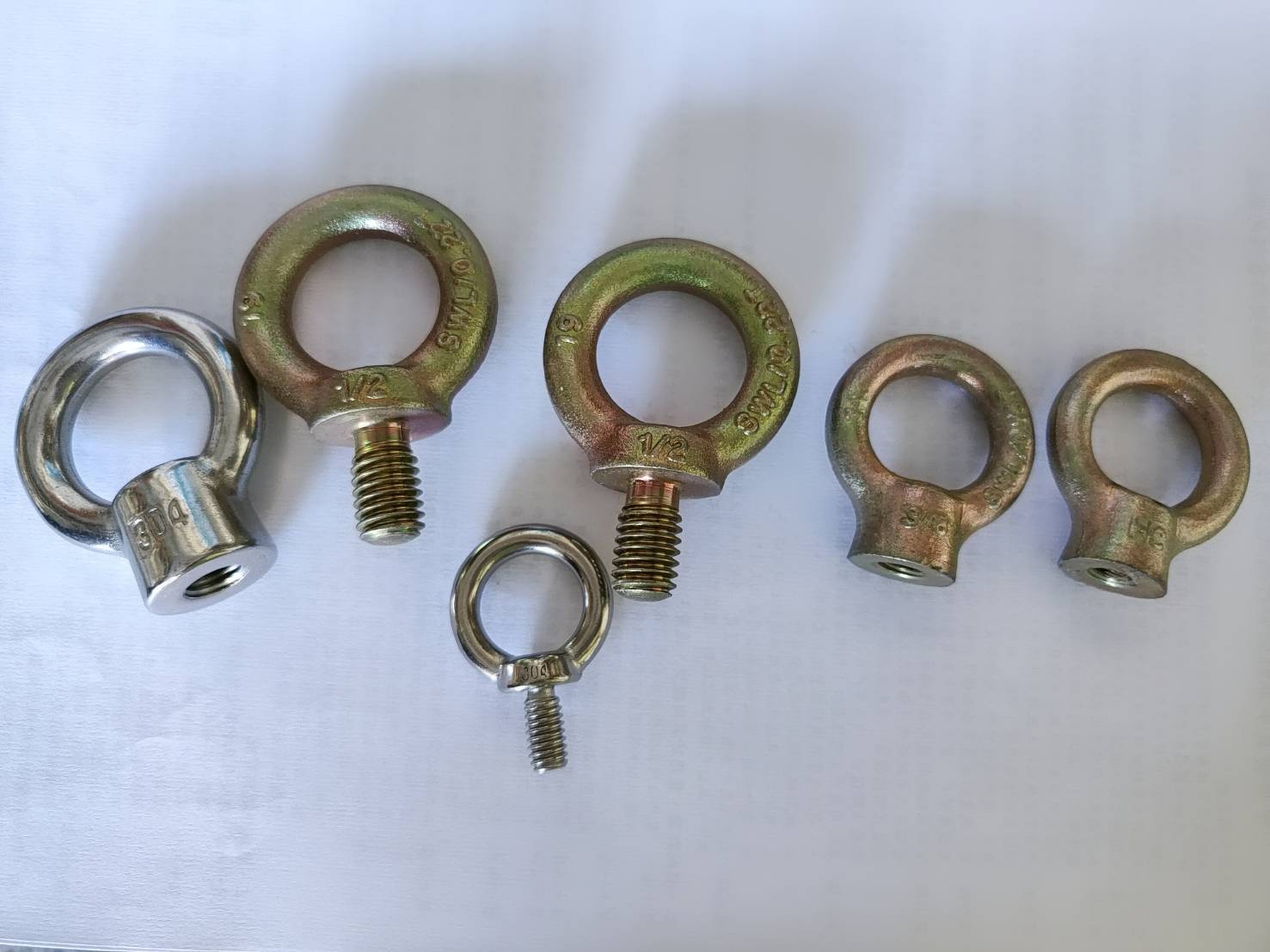 雲林嘉義台南螺絲-各尺寸材質吊耳螺絲與吊帽