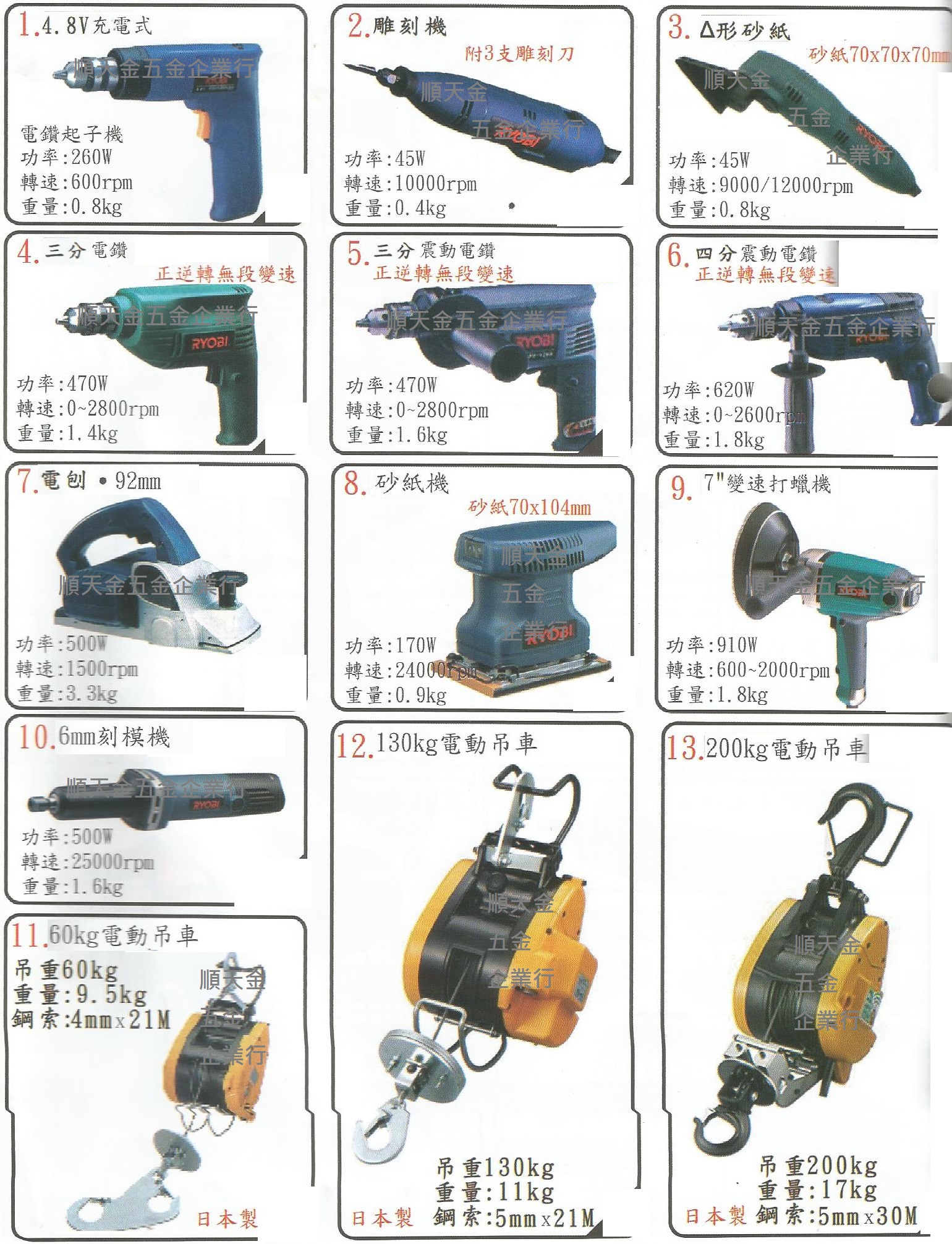 綜合電動工具-10