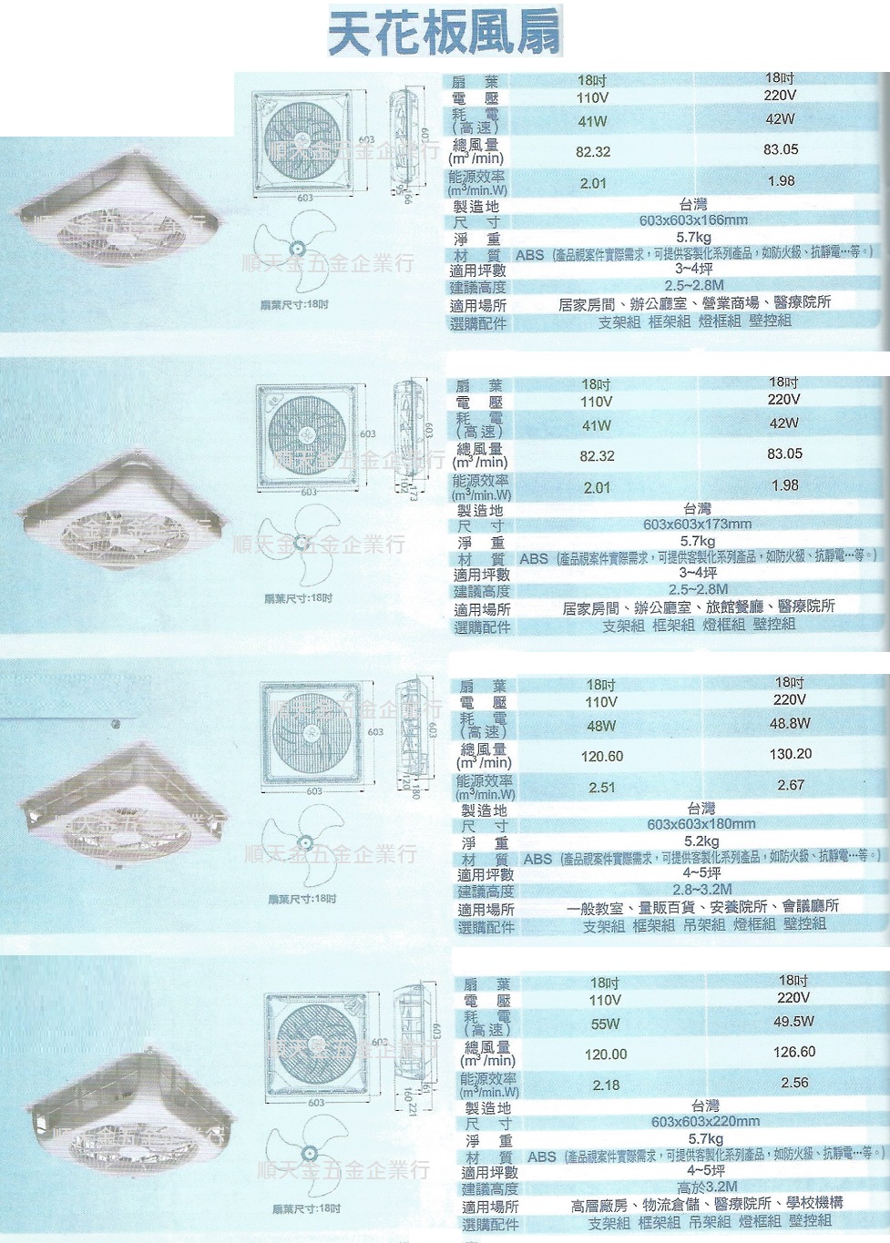 天花板風扇-2