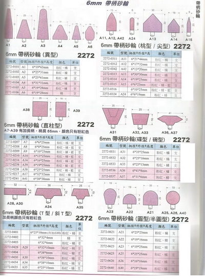 各式帶柄砂輪-1