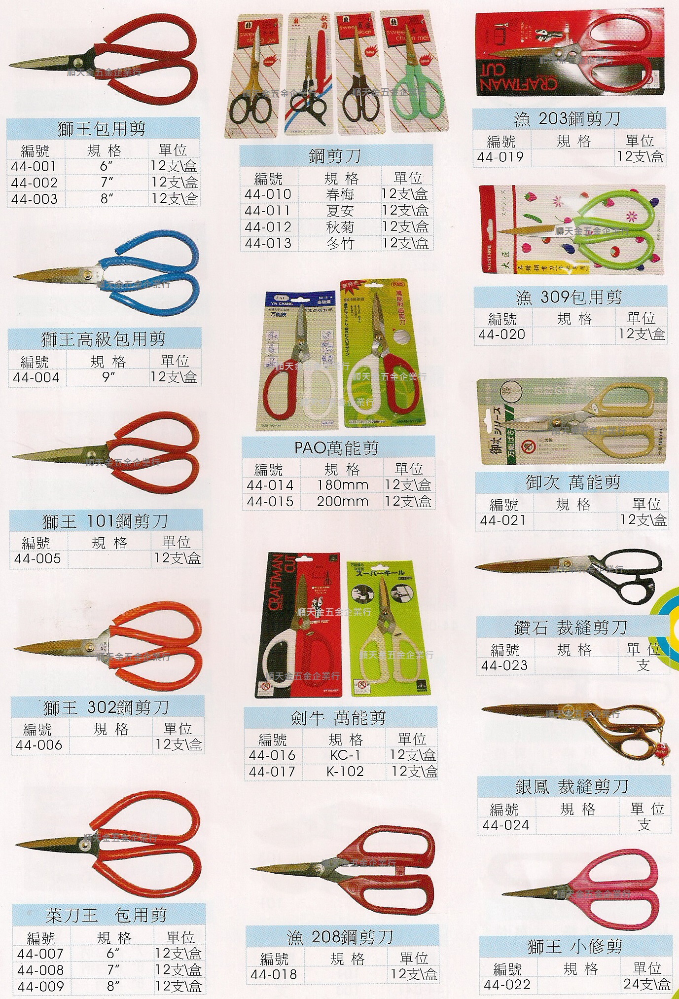 文具剪刀系列一