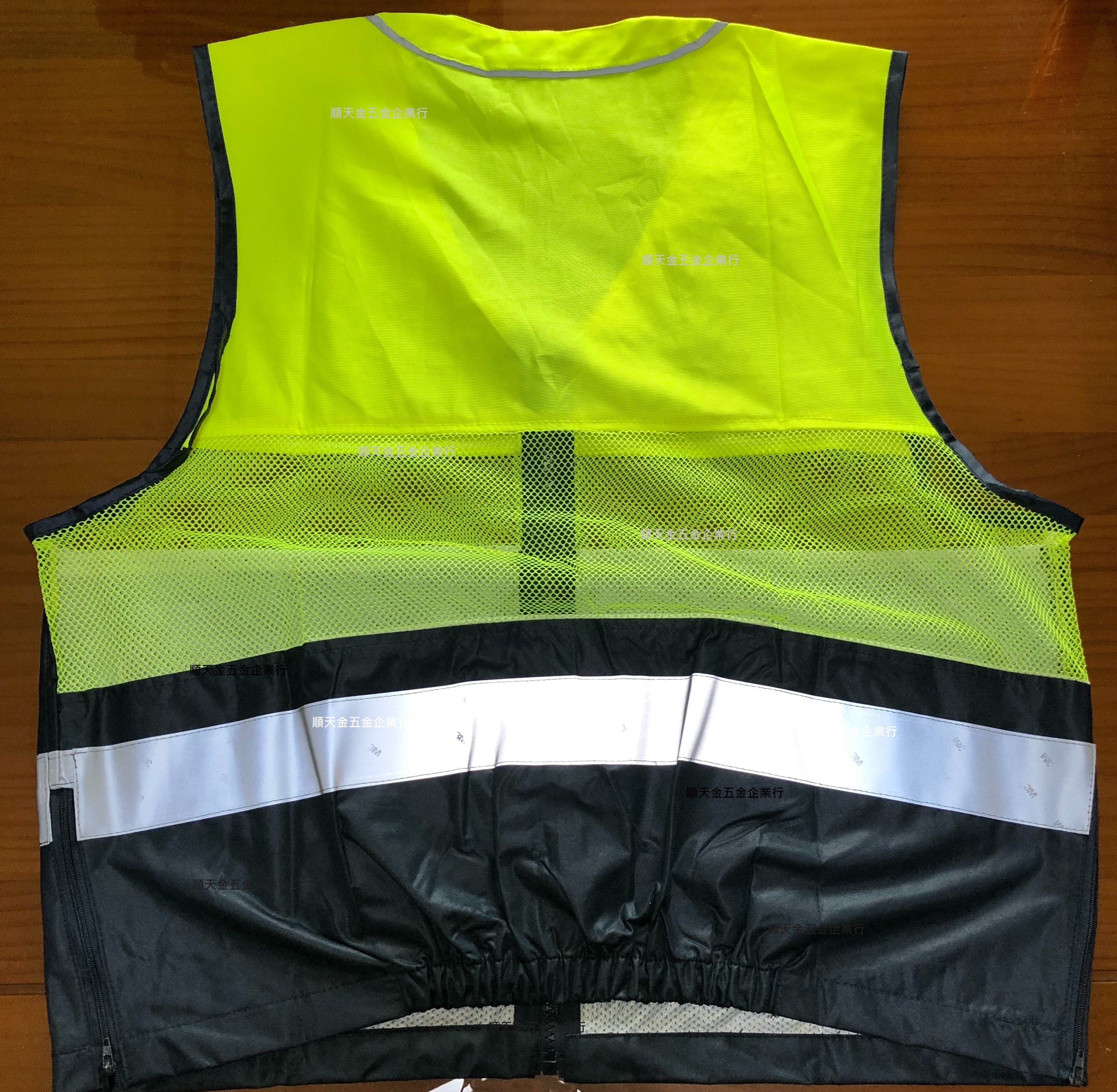 3M反光條背心背面