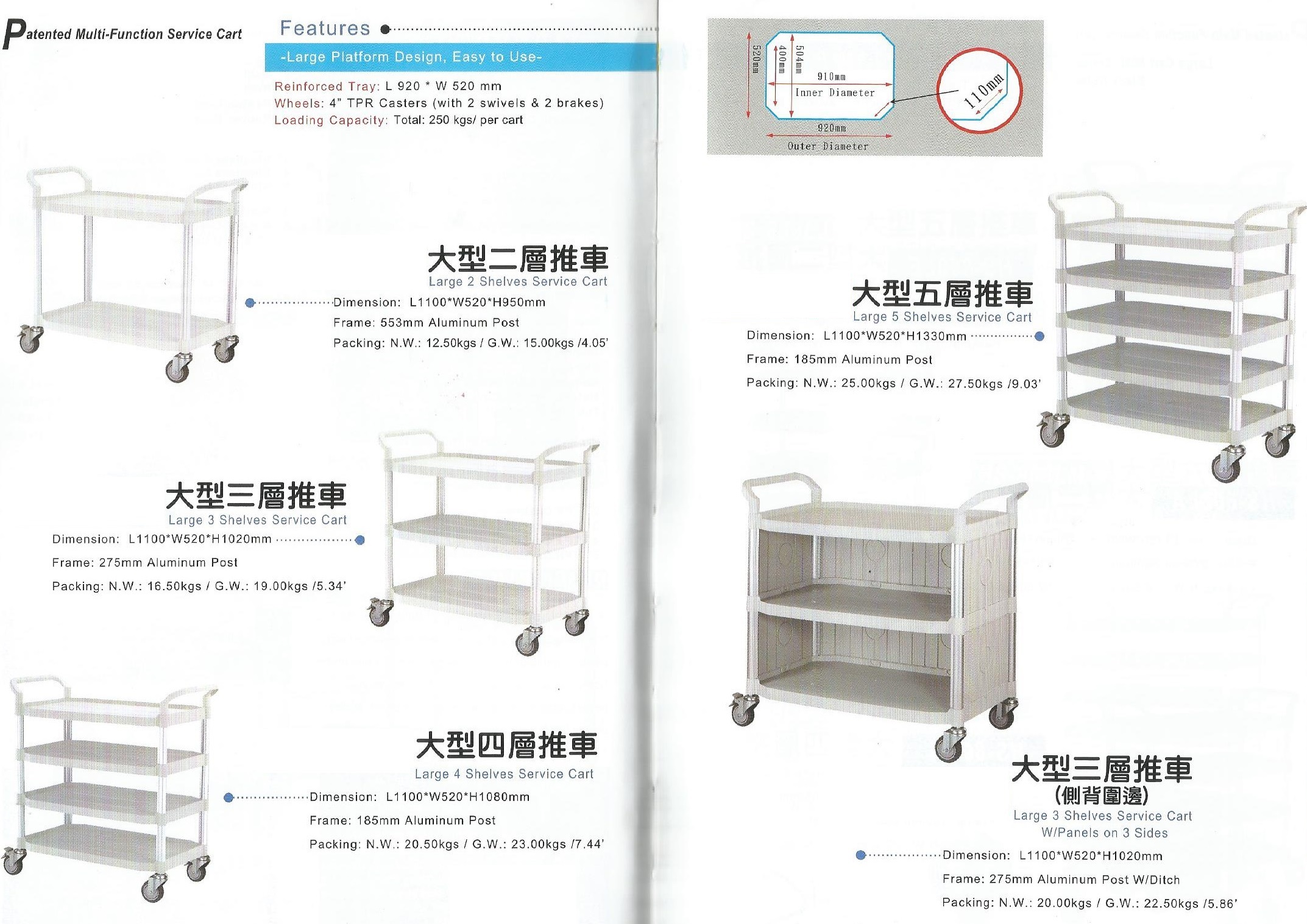大型多層推車-1