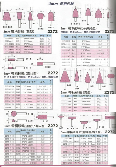 各式帶柄砂輪-2