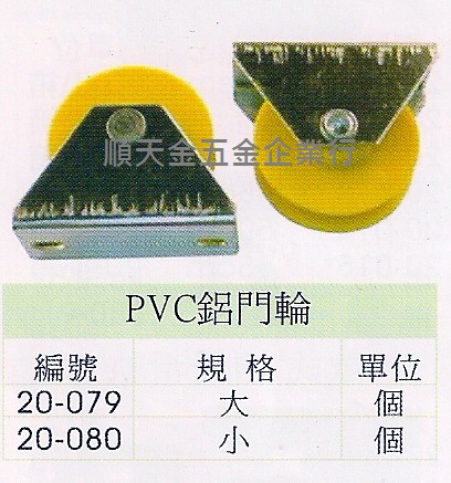 PVC鋁門輪