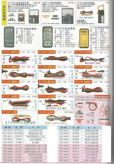 各式電表工具-3