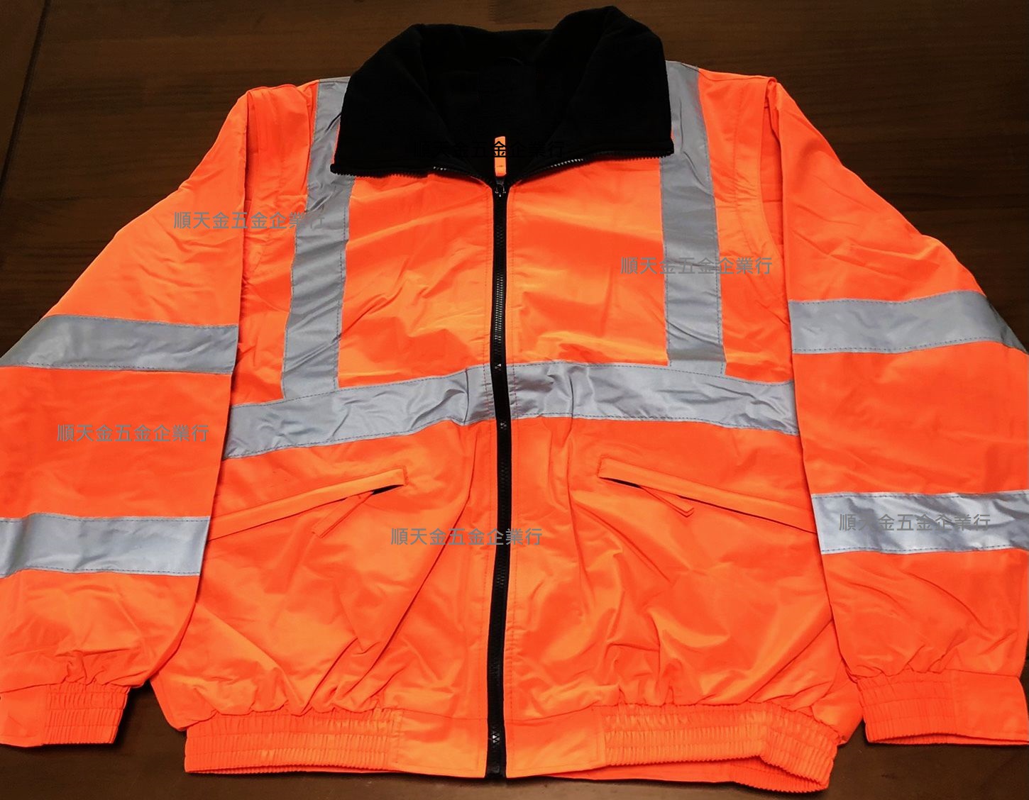 工程反光外套橘色(外面有防潑水內有舖棉)