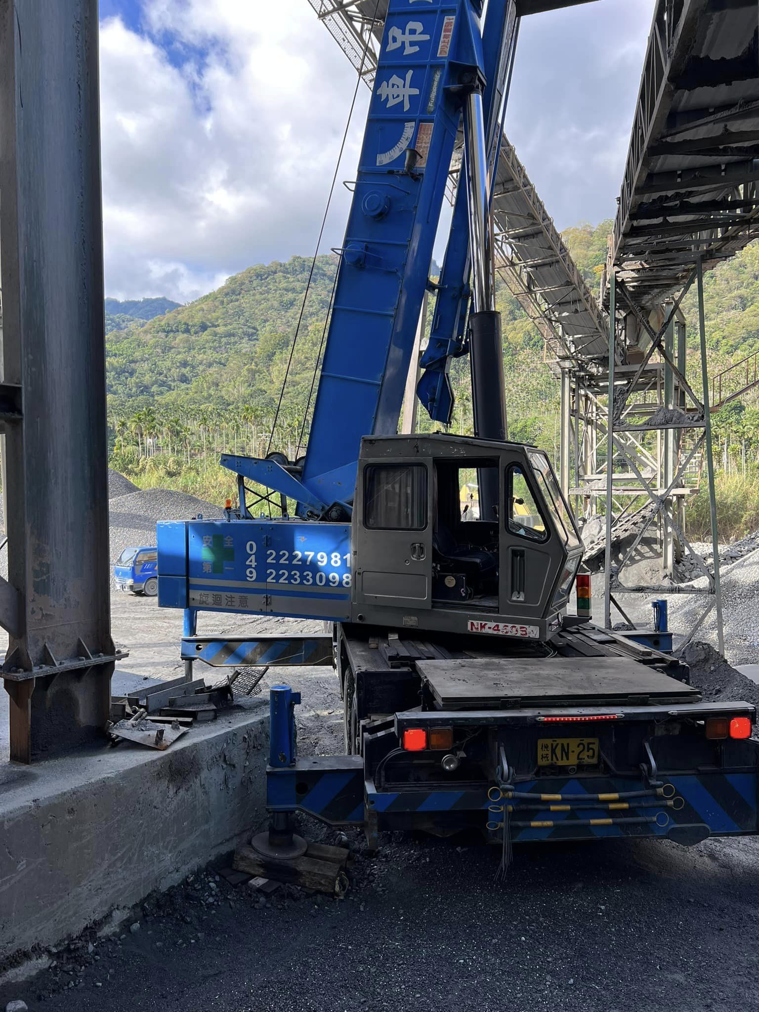 吊掛砂石運輸帶