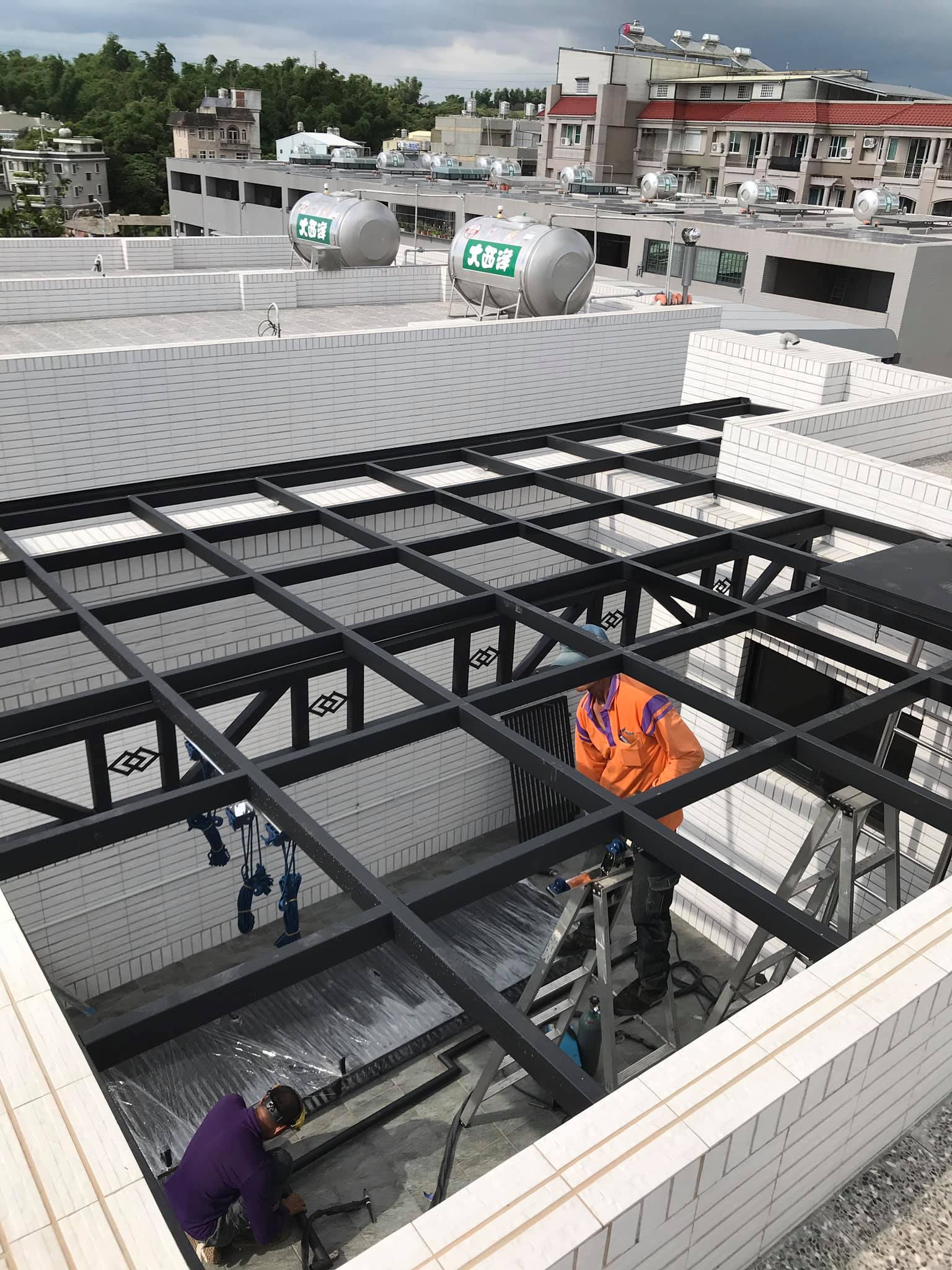 不銹鋼玻璃採光罩