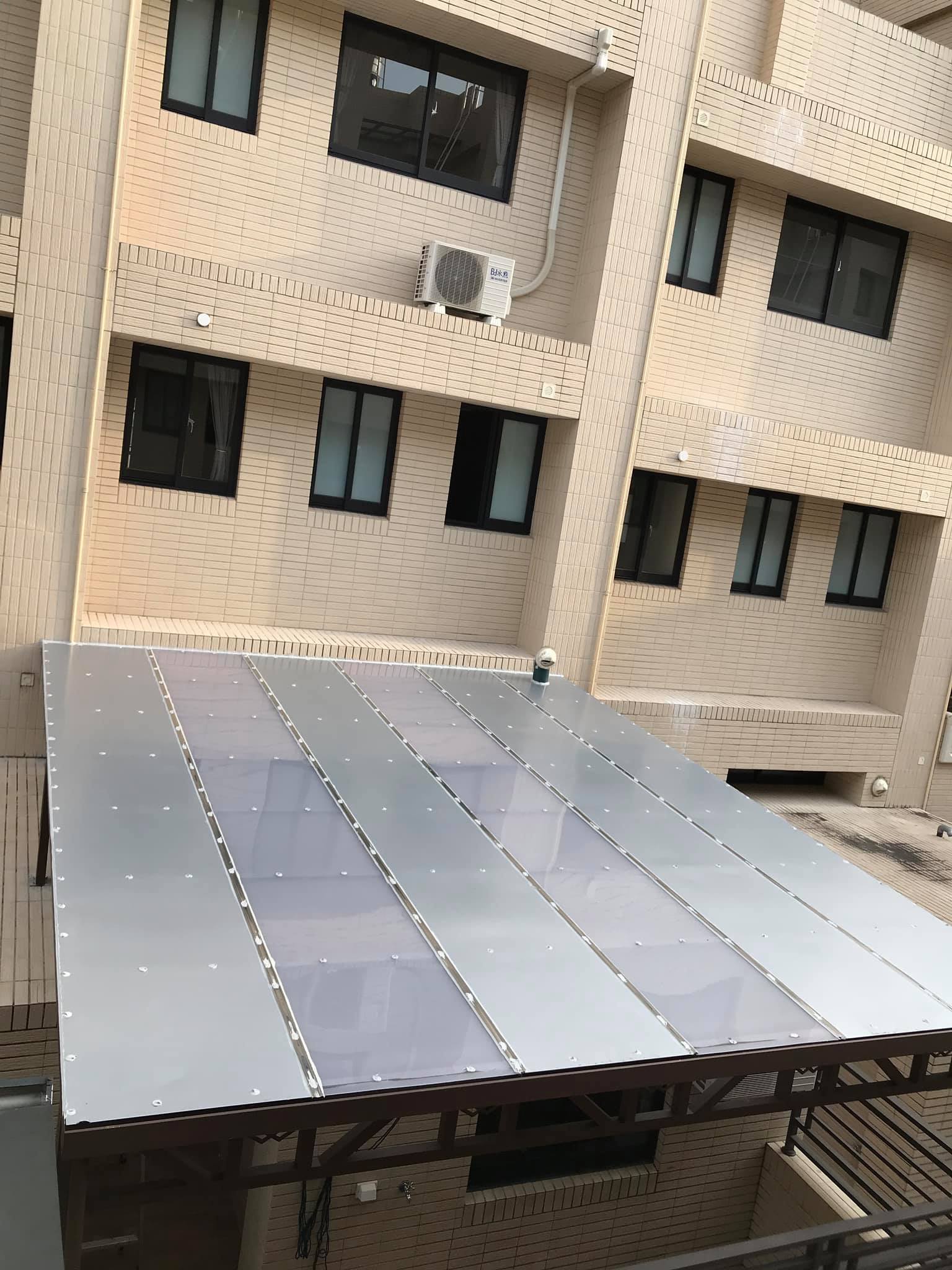 不銹鋼烤漆採光罩