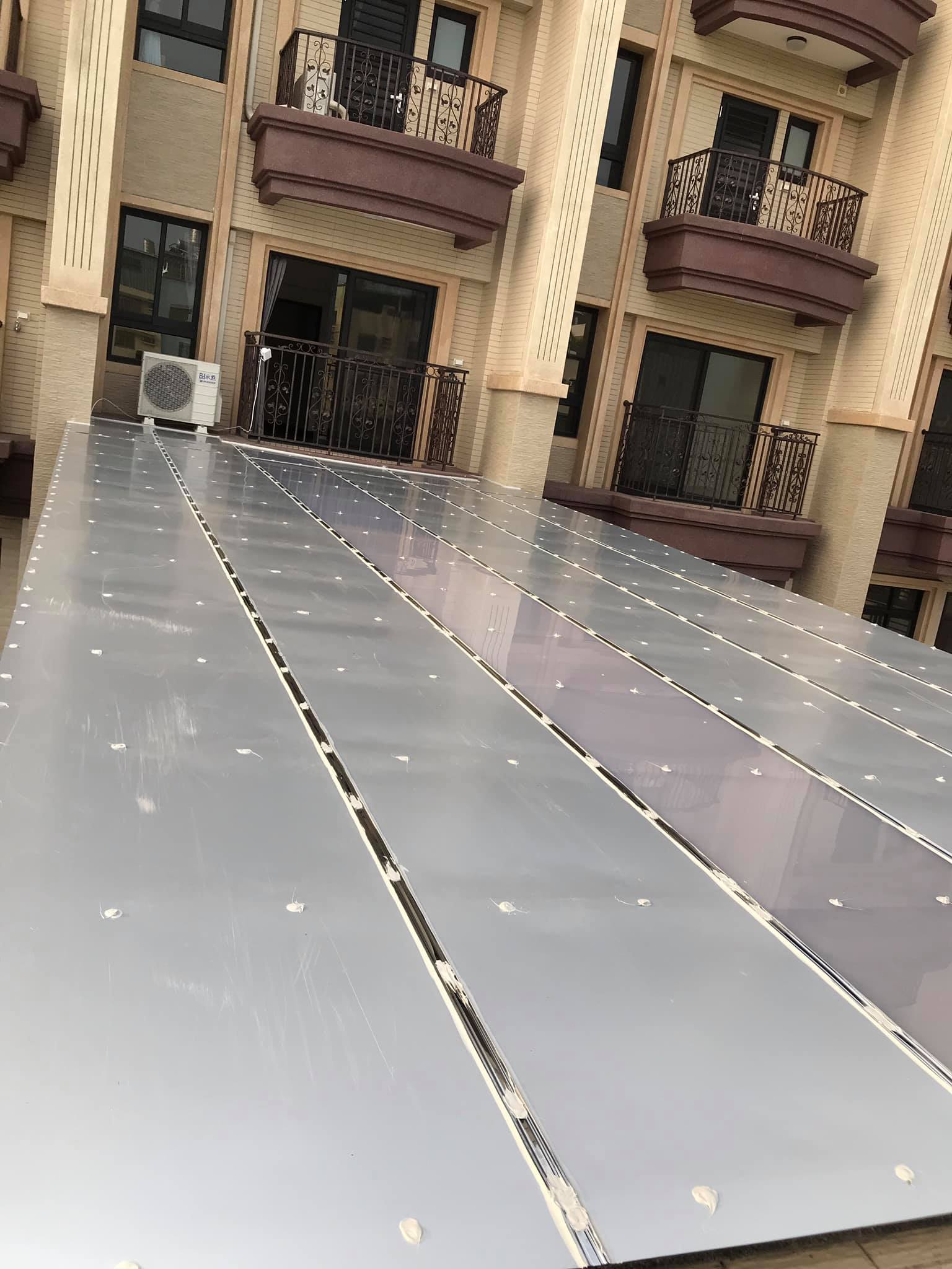 不銹鋼烤漆採光罩