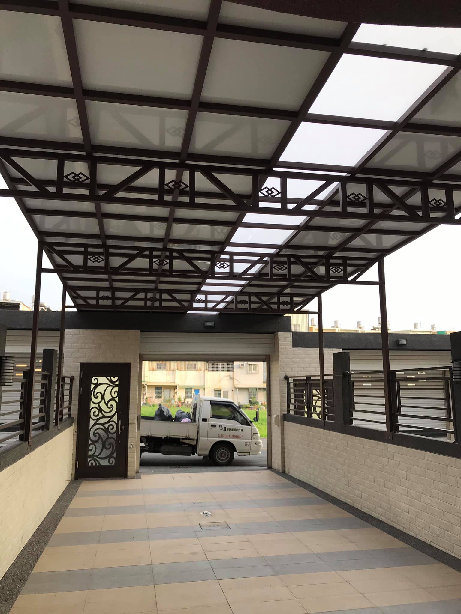 不銹鋼烤漆採光罩