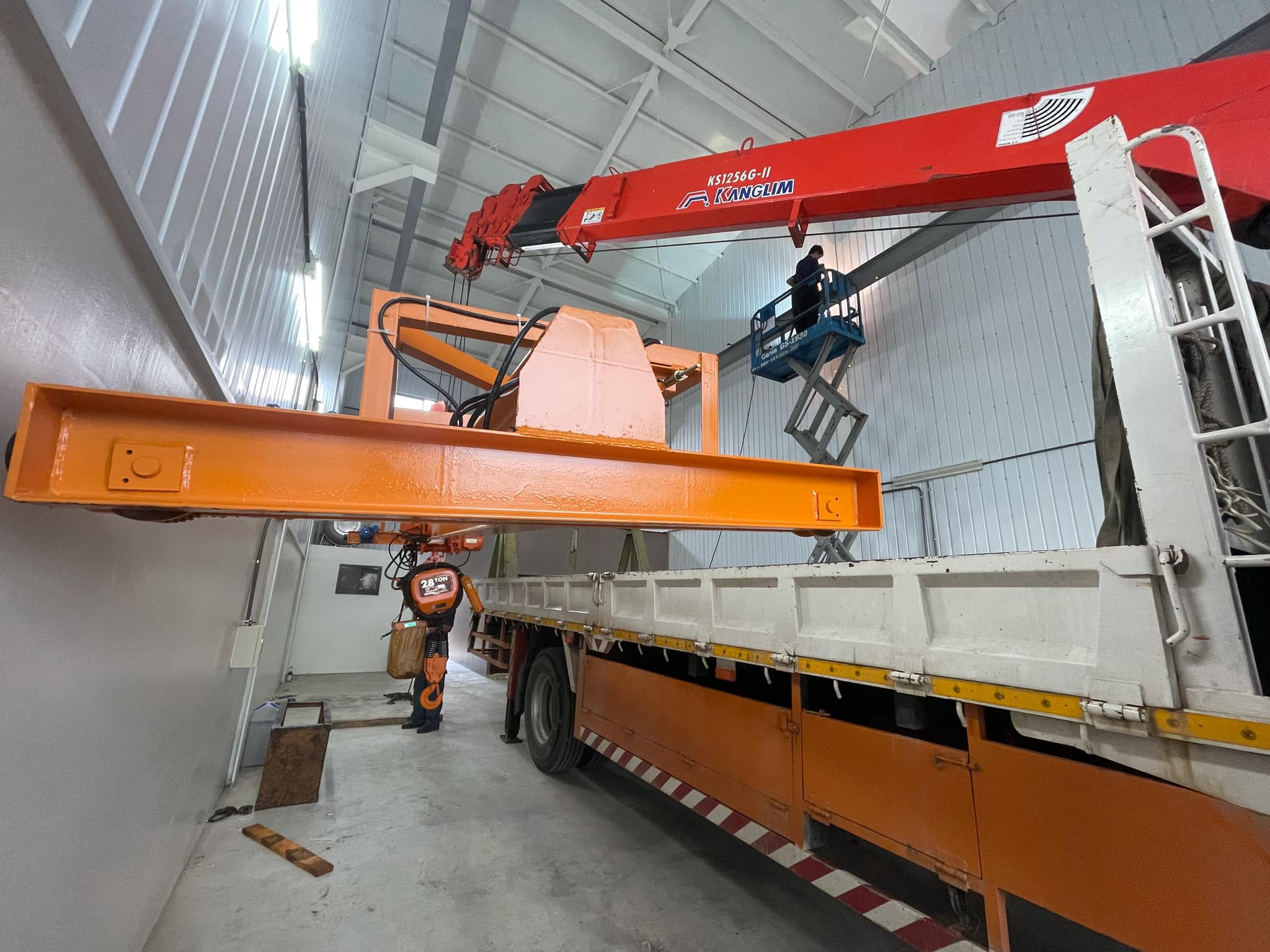 天車軌道、橫梁安裝工程3