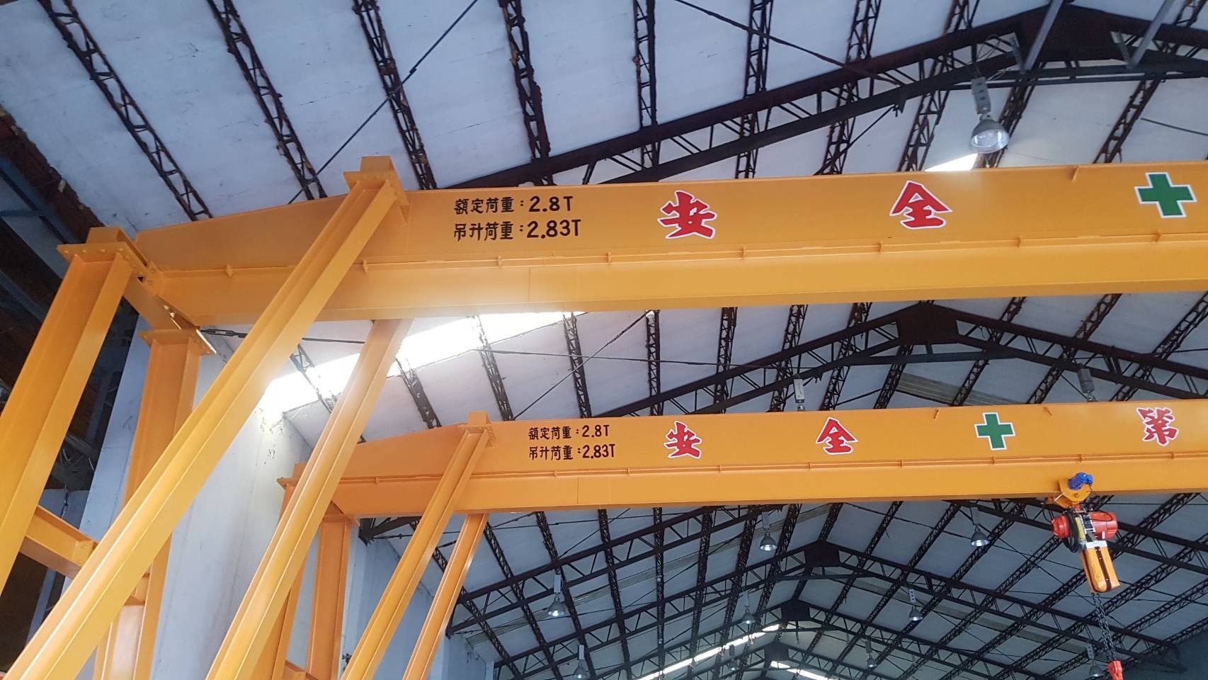 2.8噸龍門型吊車安裝工程6