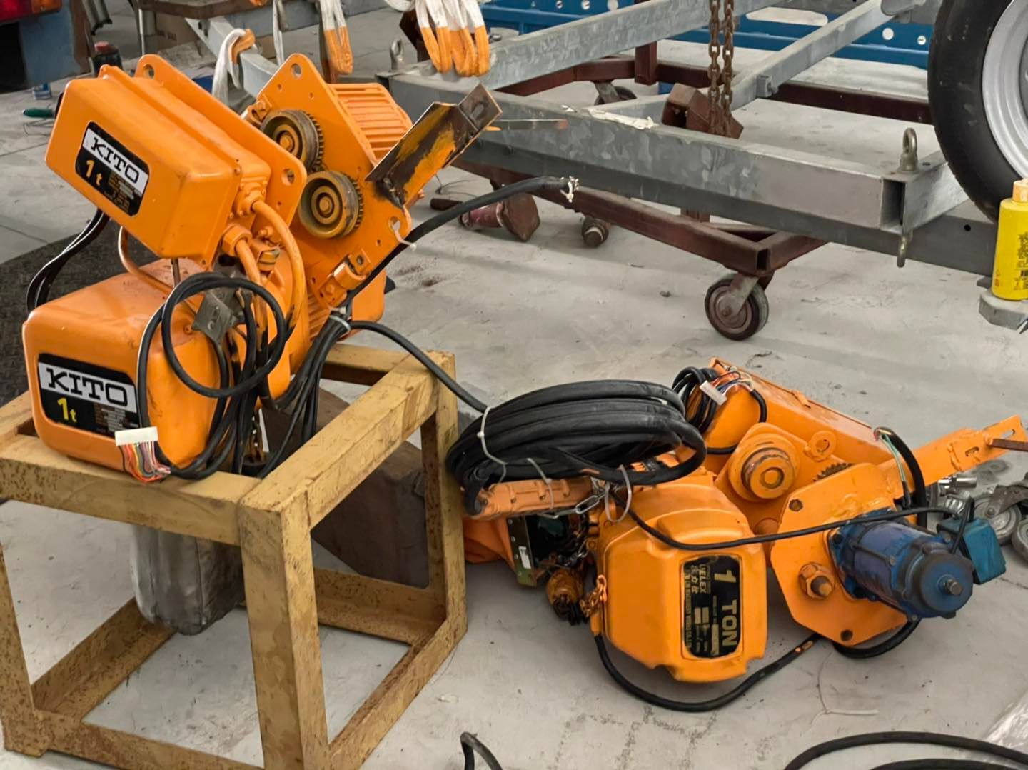 1噸鏈條吊車更換2.8噸鏈條吊車