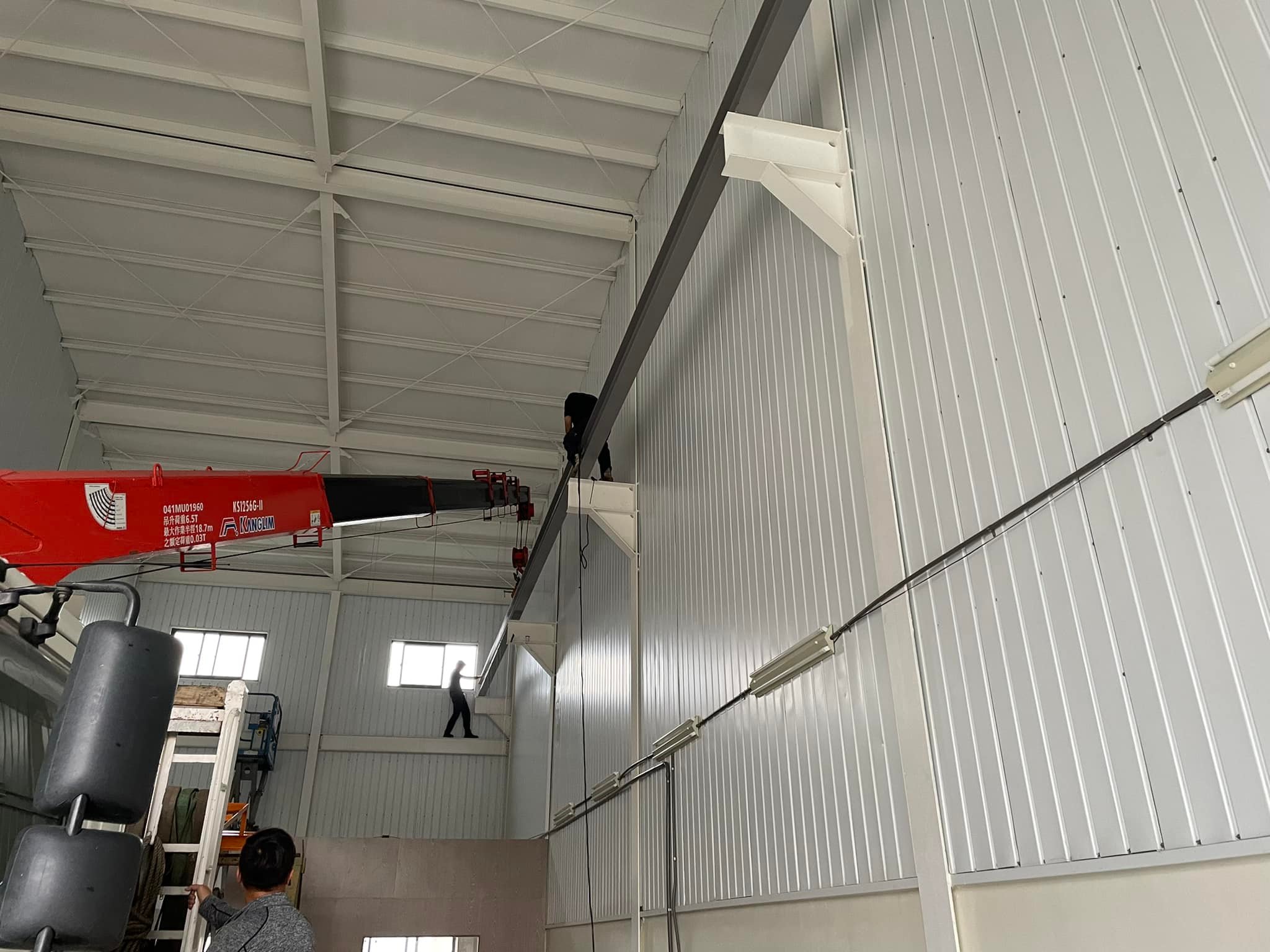 天車軌道、橫梁安裝工程1