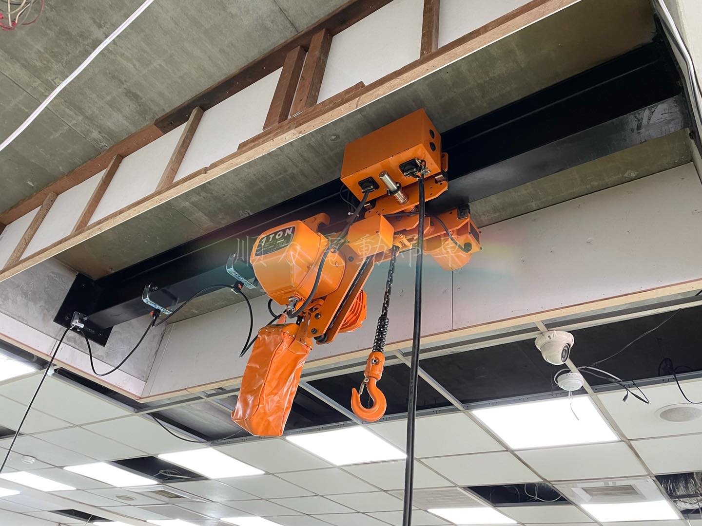 單軌低舉型吊車安裝工程