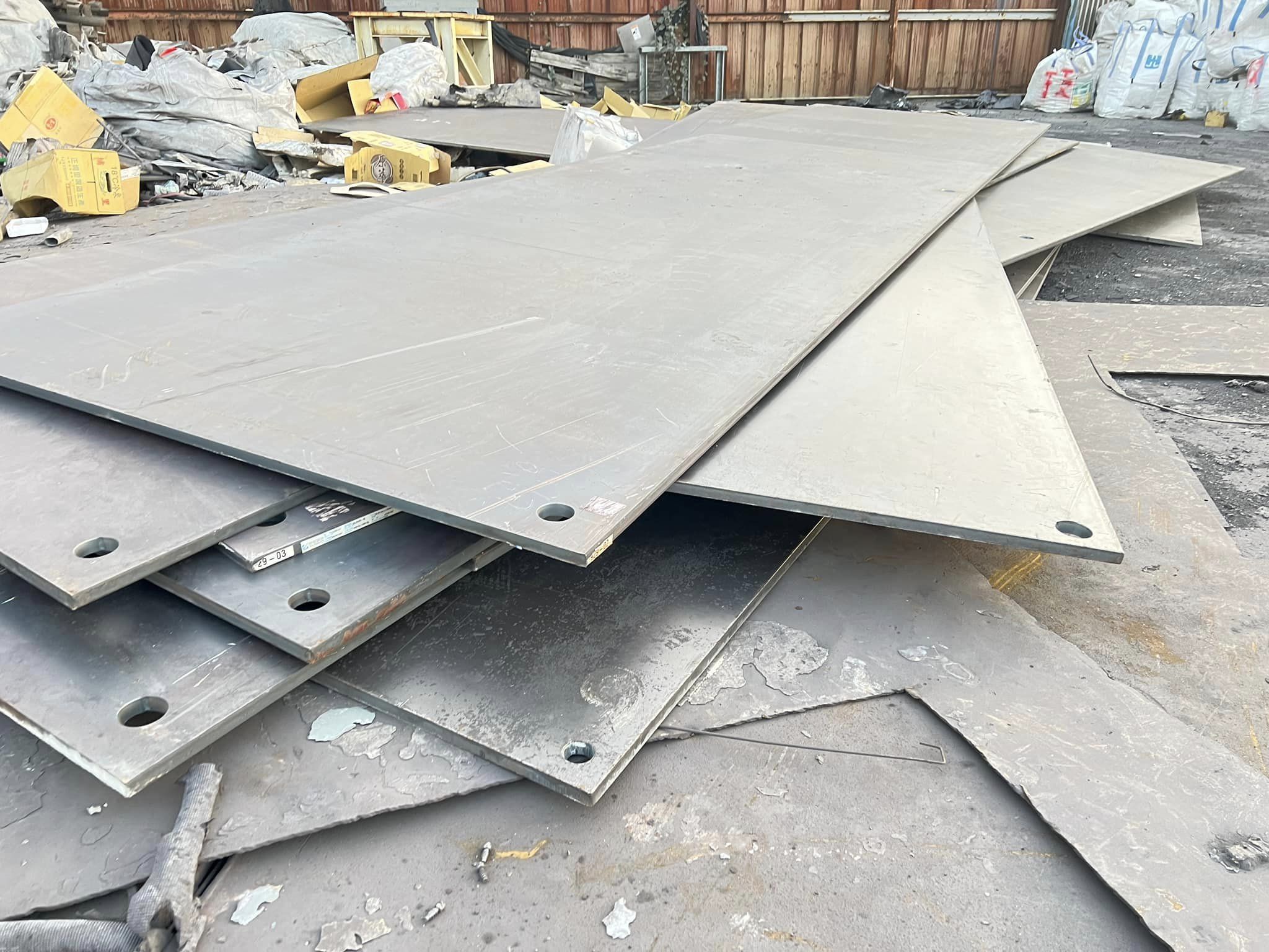 中古鐵板，回收實務