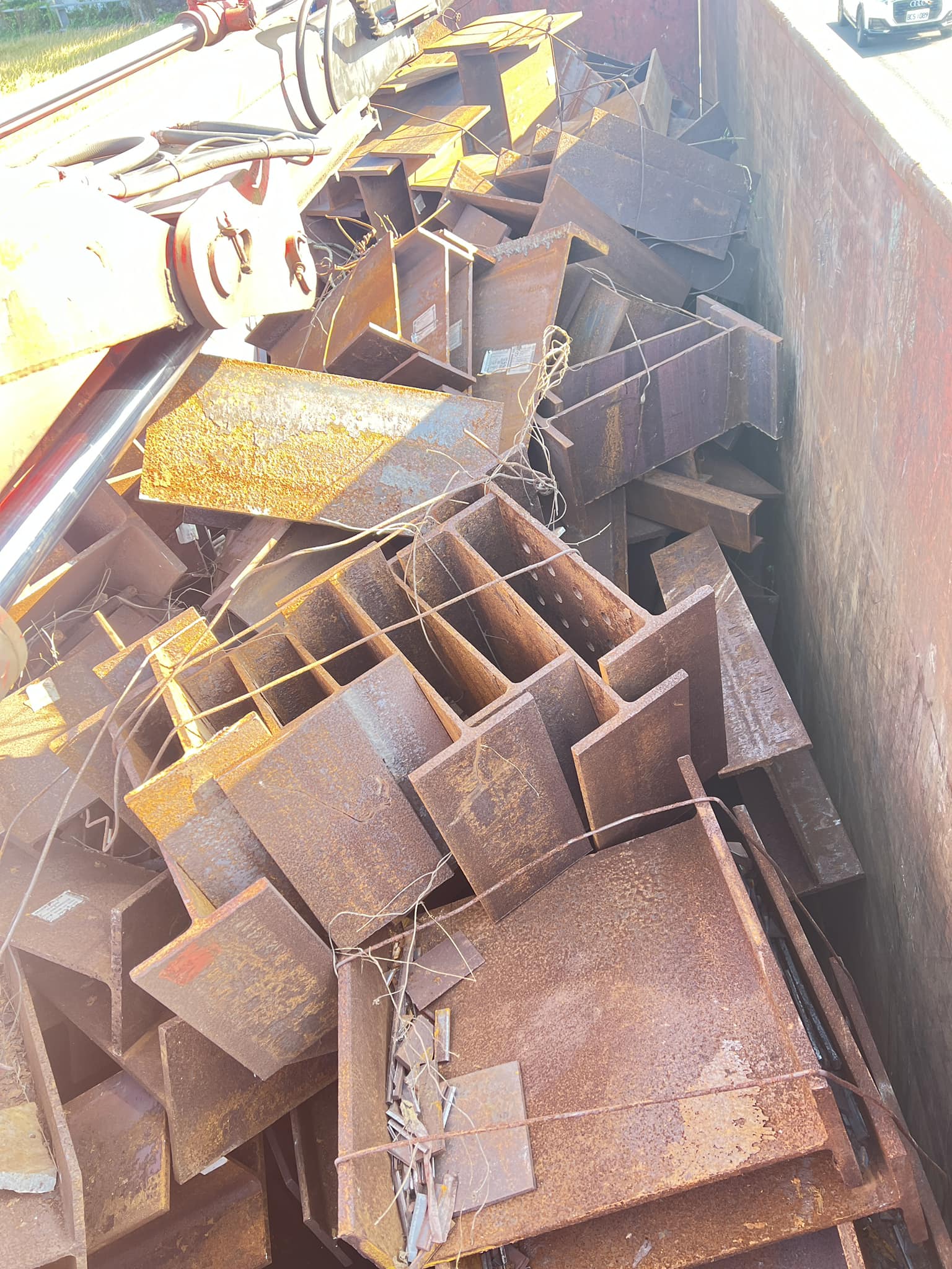 大宗鋼構無漆頭尾料，清運實務