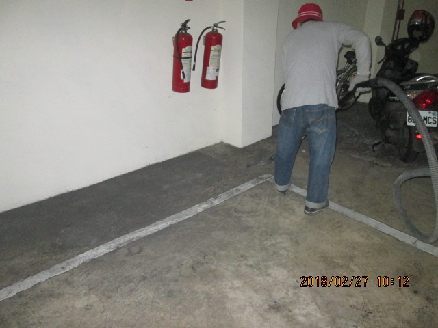 地下室停車場除塵1