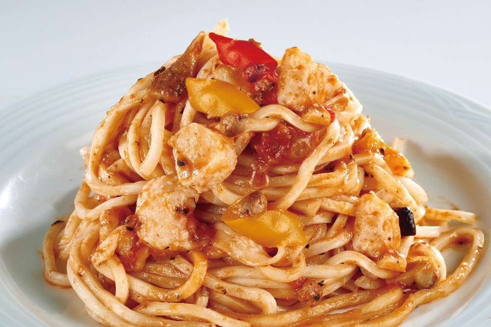 番茄醬義大利麵