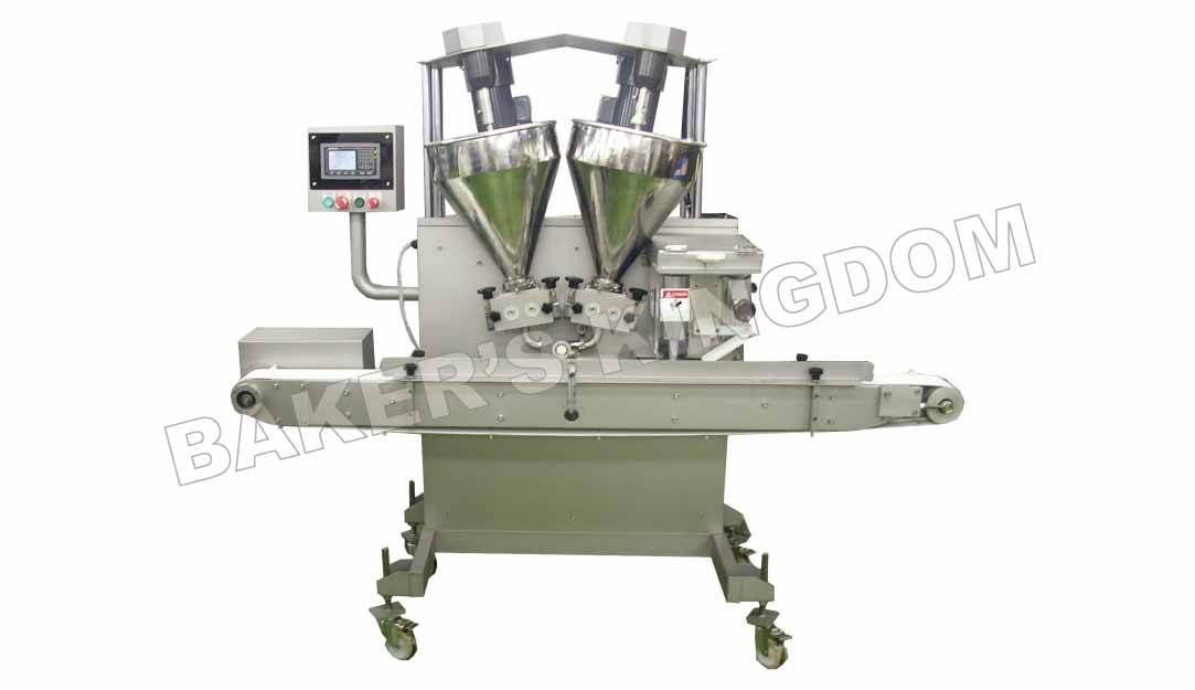 雙孔麵包切割灌注機