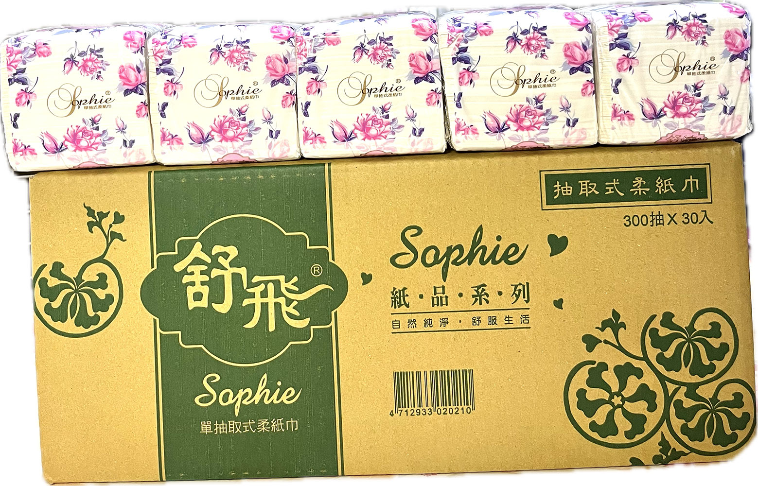 舒飛單抽取式柔紙巾