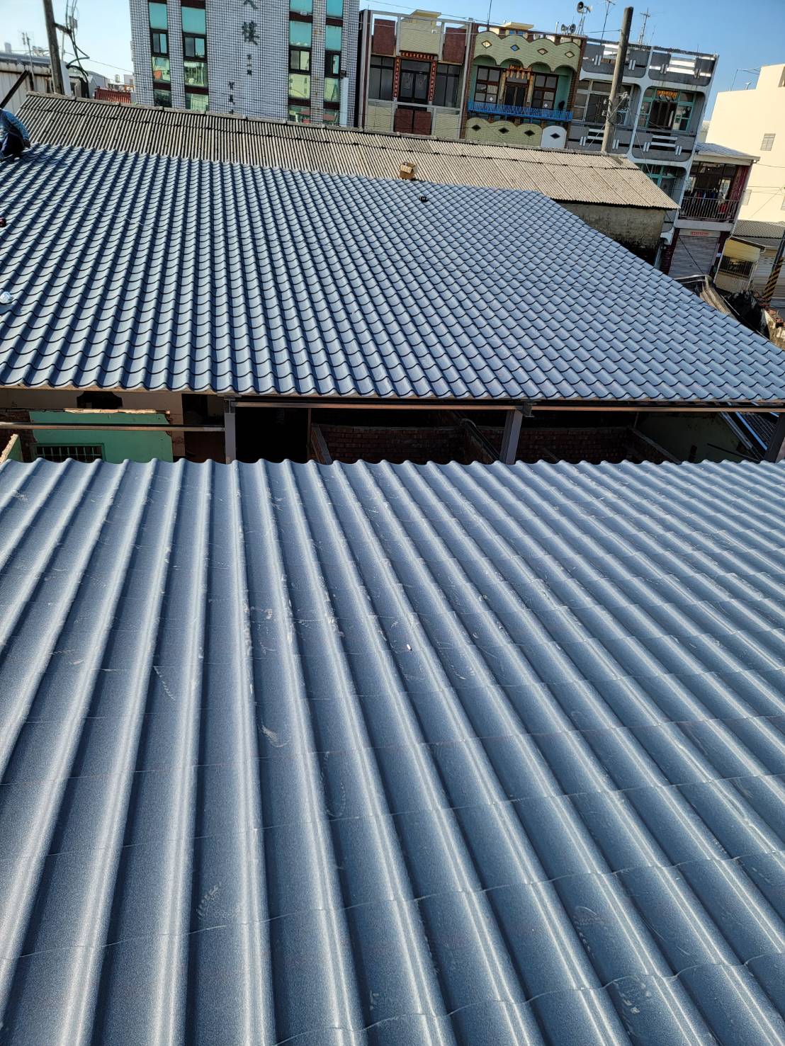 鐵皮屋工程-琉璃鋼瓦材料