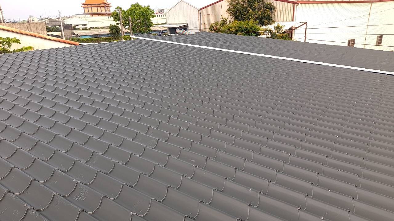 鐵皮屋工程-琉璃鋼瓦材料