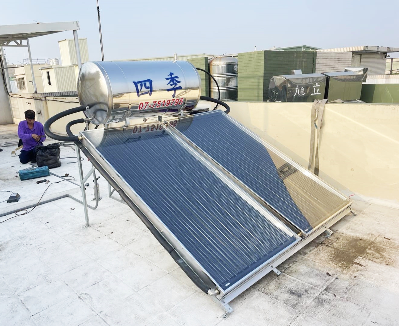 客戶舊廠商已找不到人服務改四季太陽能