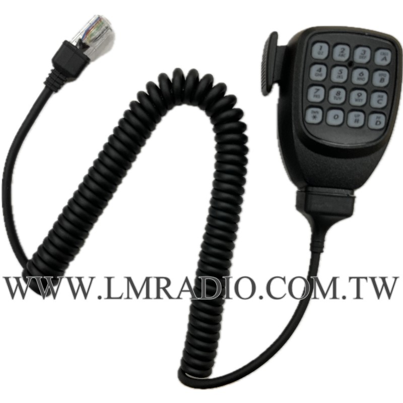車機手握式數字鍵麥克風