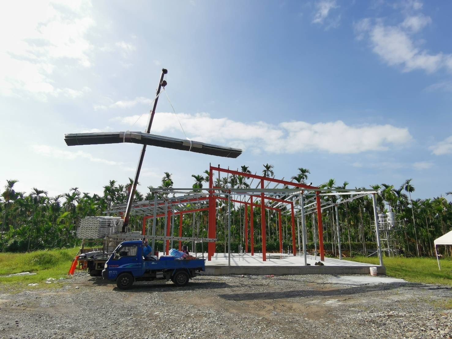 鋼骨結構現場施工實照