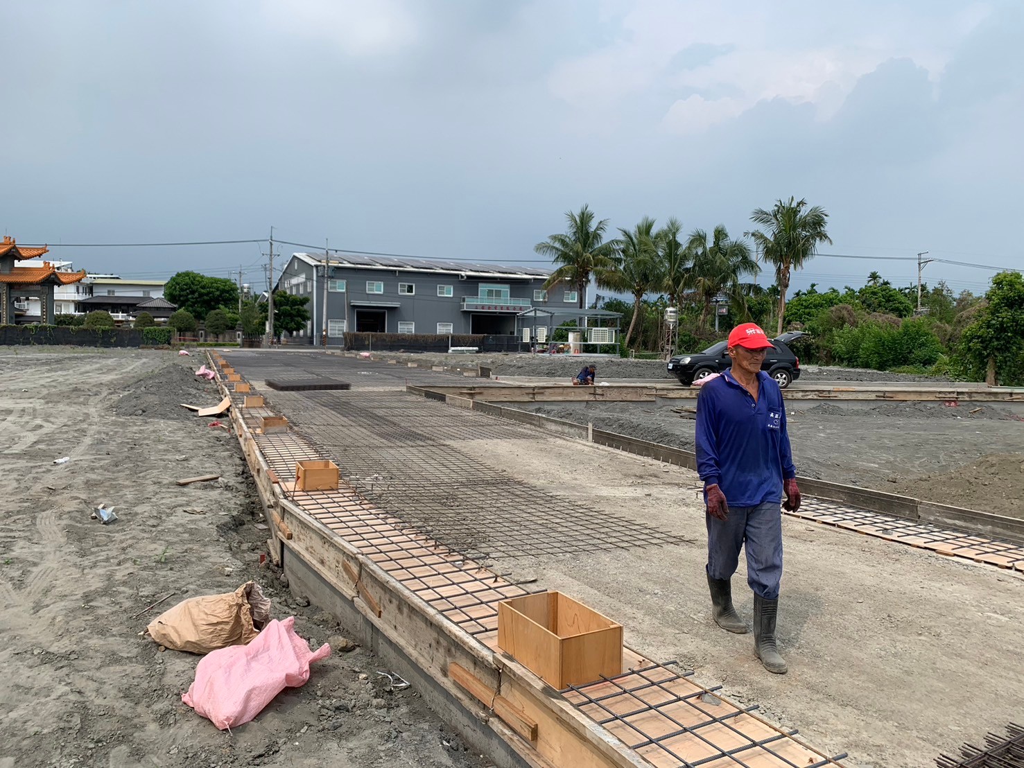 都計農地土木工程施工中