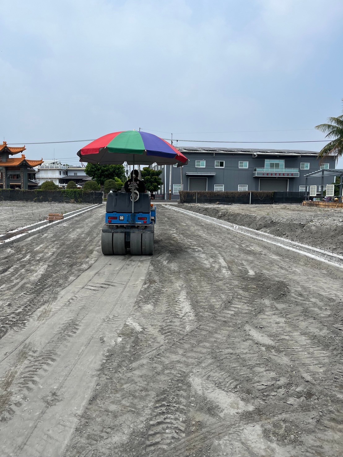 都計農地土木工程壓實機施工