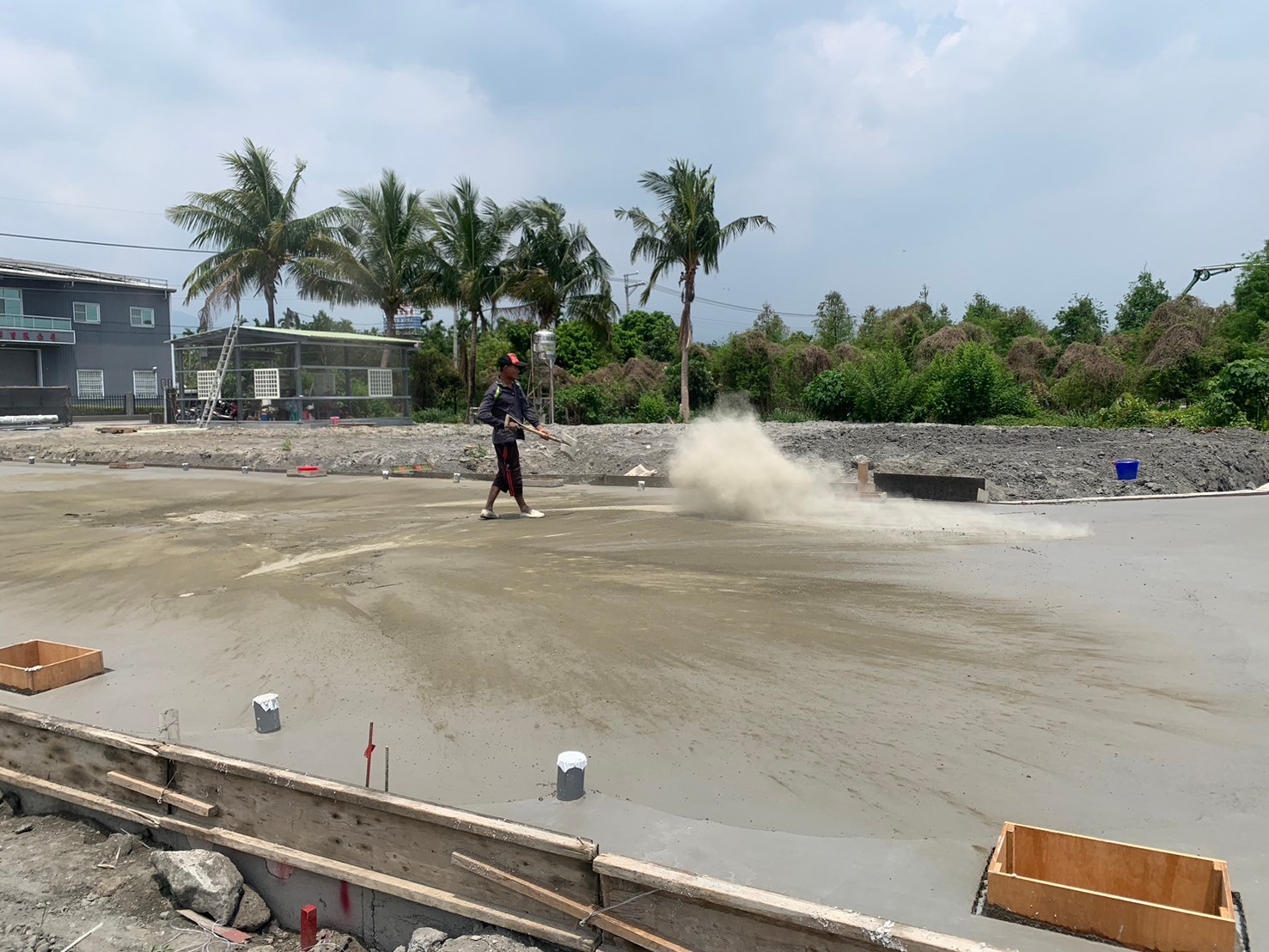 都計農地土木工程施工中