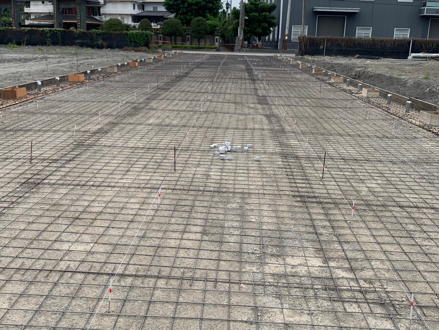 都計農地土木工程鐵網鋪設完成實照
